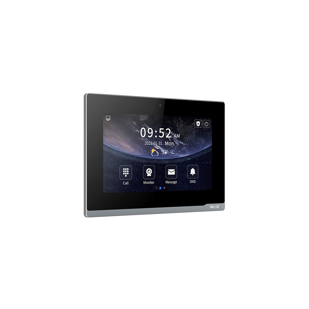 Intercom Phones For Flats -
 7” Android 10 Indoor Monitor – DNAKE Featured Image