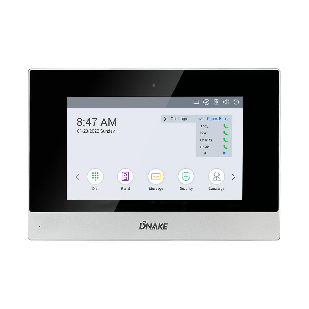 OEM Manufacturer Android Indoor Monitor -
 7” Indoor Monitor – DNAKE