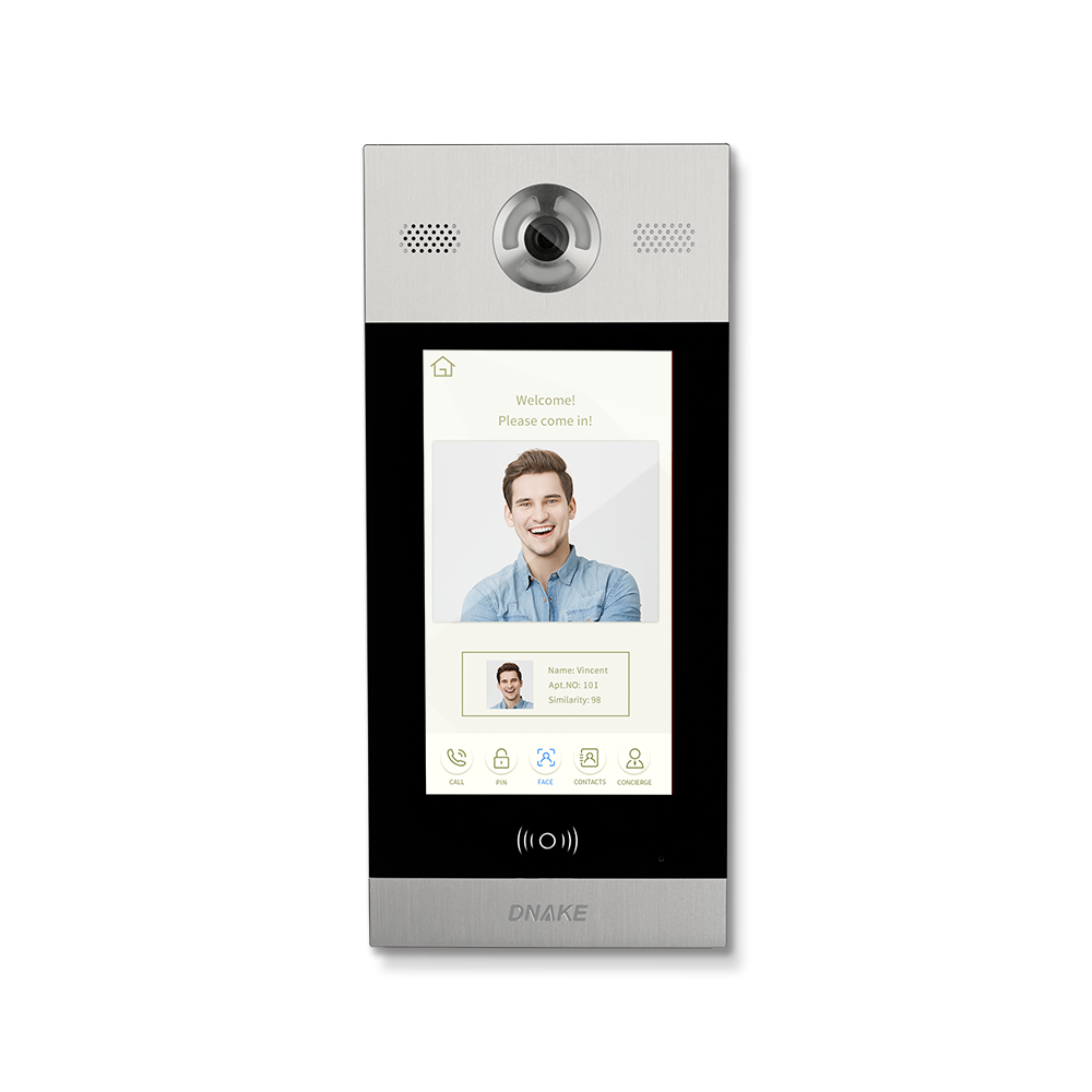 Install Intercom System -
 10.1” Facial Recognition Android Doorphone – DNAKE