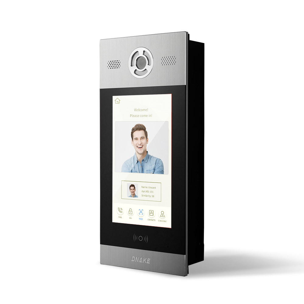 Video Door Intercom -
 10.1” Facial Recognition Android Doorphone – DNAKE Featured Image