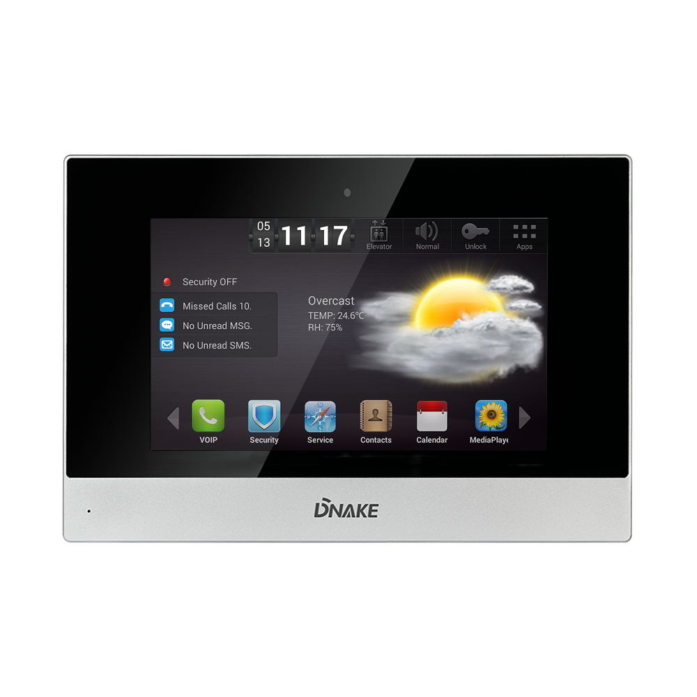 Wireless Video Intercom -
 7” Android Indoor Monitor – DNAKE Featured Image