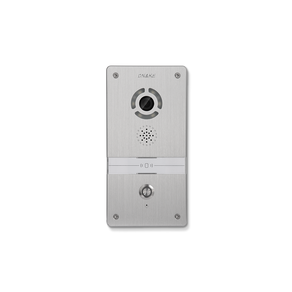 Good Wholesale Vendors High Rise Building Intercom -
 1-button SIP Video Door Phone  – DNAKE Featured Image