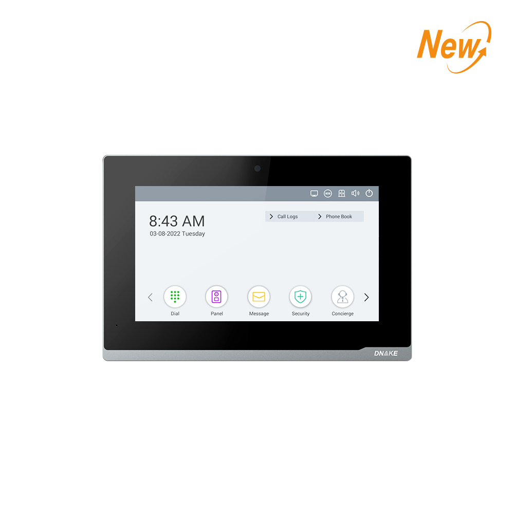 Audio Intercom -
 7” Linux-based Indoor Monitor – DNAKE